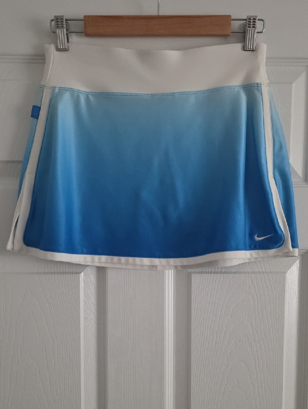Nike Blue Ombre Athletic Skort with White Trim